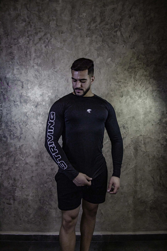 STRIVING LONG SLEEVE COMPRESSION SHIRT Wear and Build